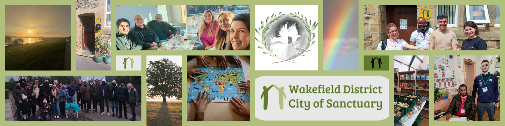 Wakefield District City of Sanctuary logo